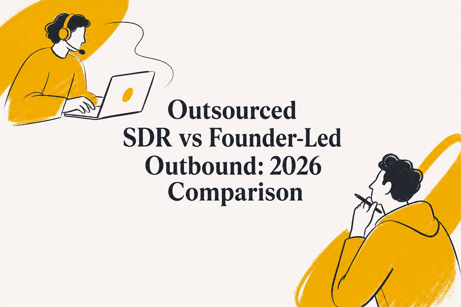 outsourced SDR vs founder-led outbound