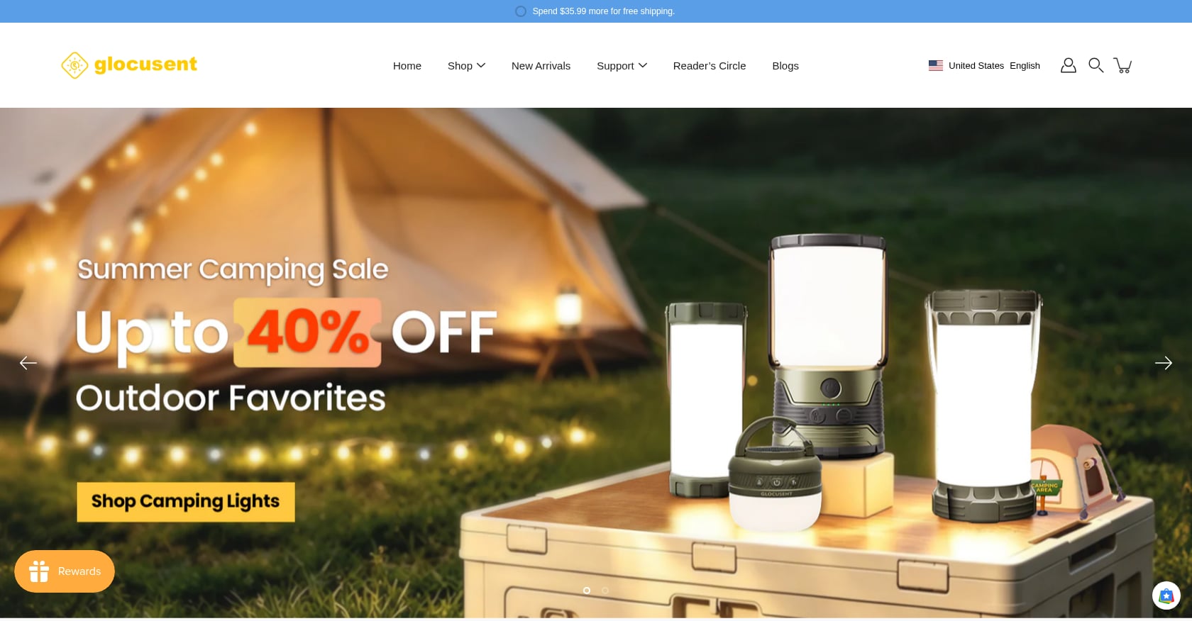 Glocusent Clip-On Book Light Screenshot