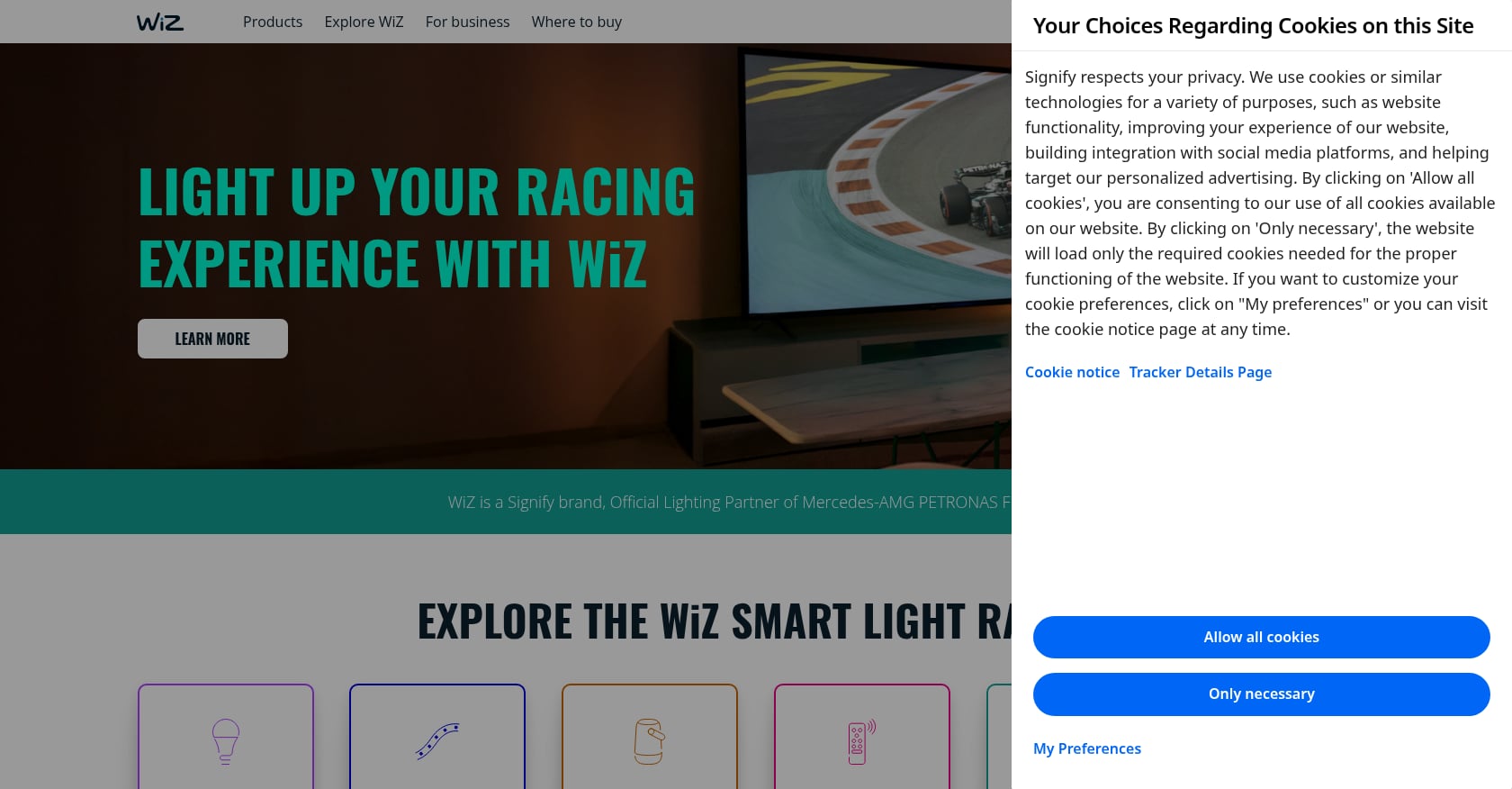 WiZ or Philips Hue Smart Lamp Screenshot