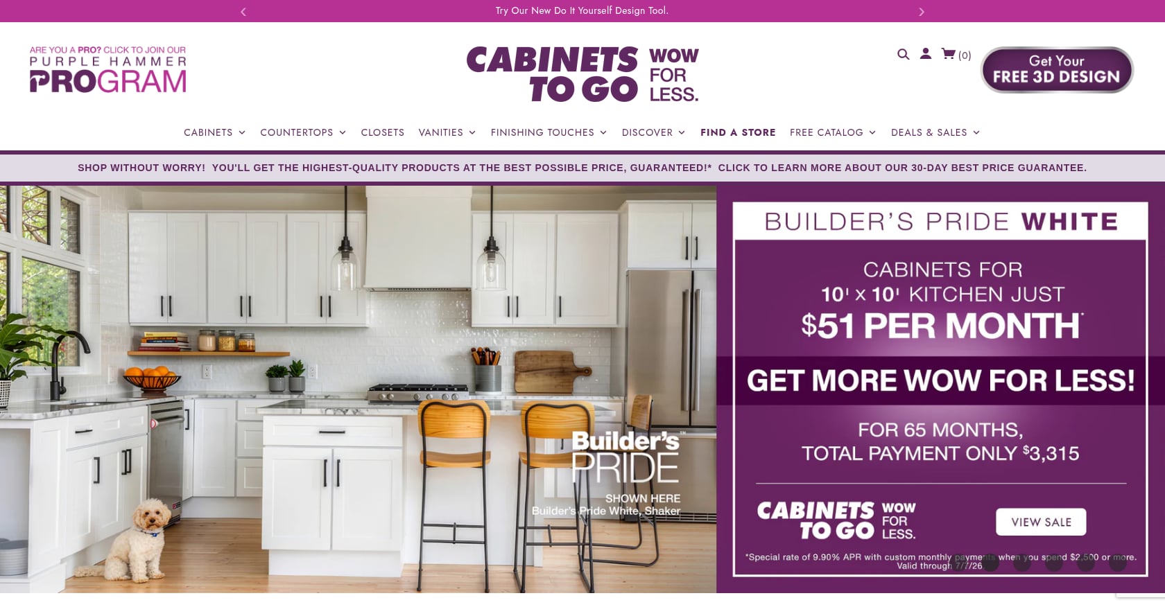 Cabinets To Go Screenshot