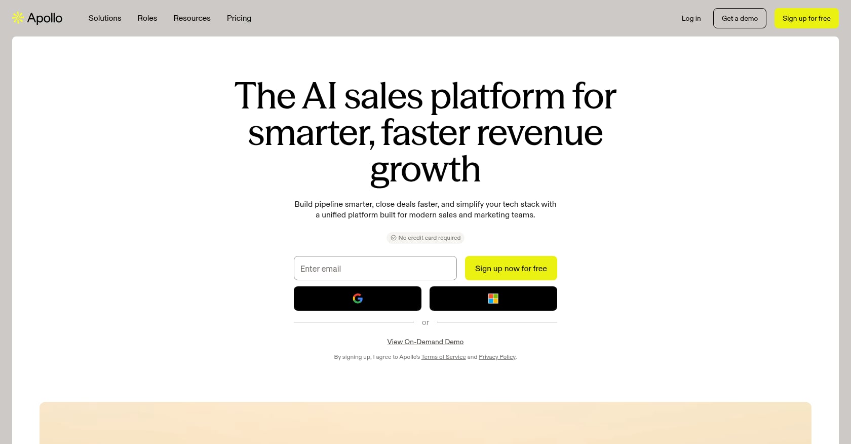 Apollo.io Screenshot