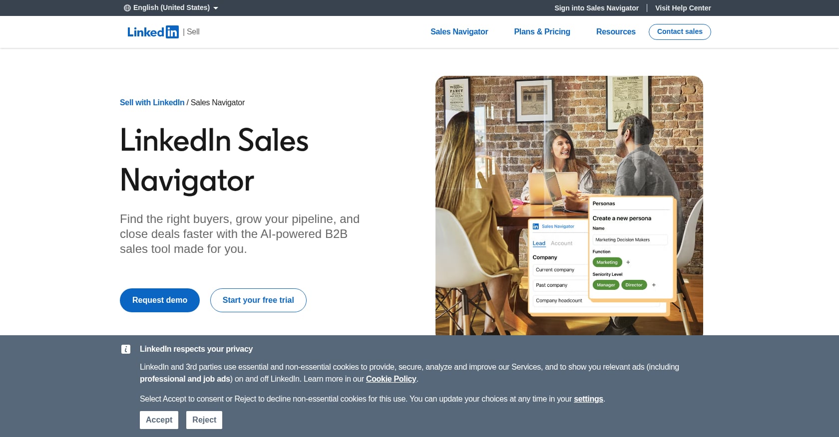 LinkedIn Sales Navigator Screenshot