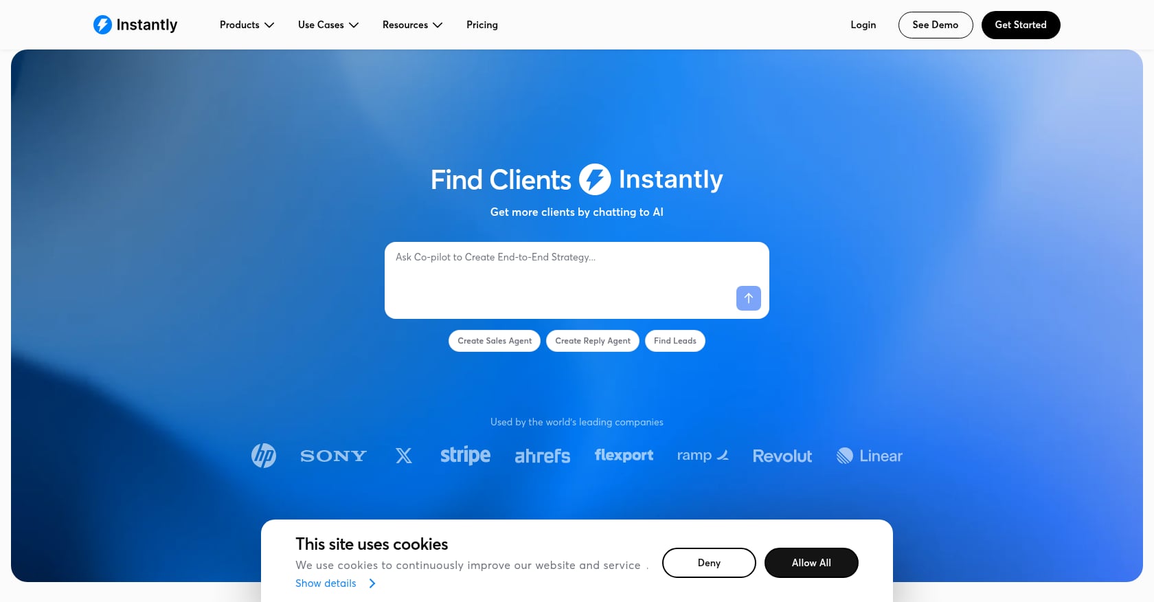 Instantly.ai Screenshot