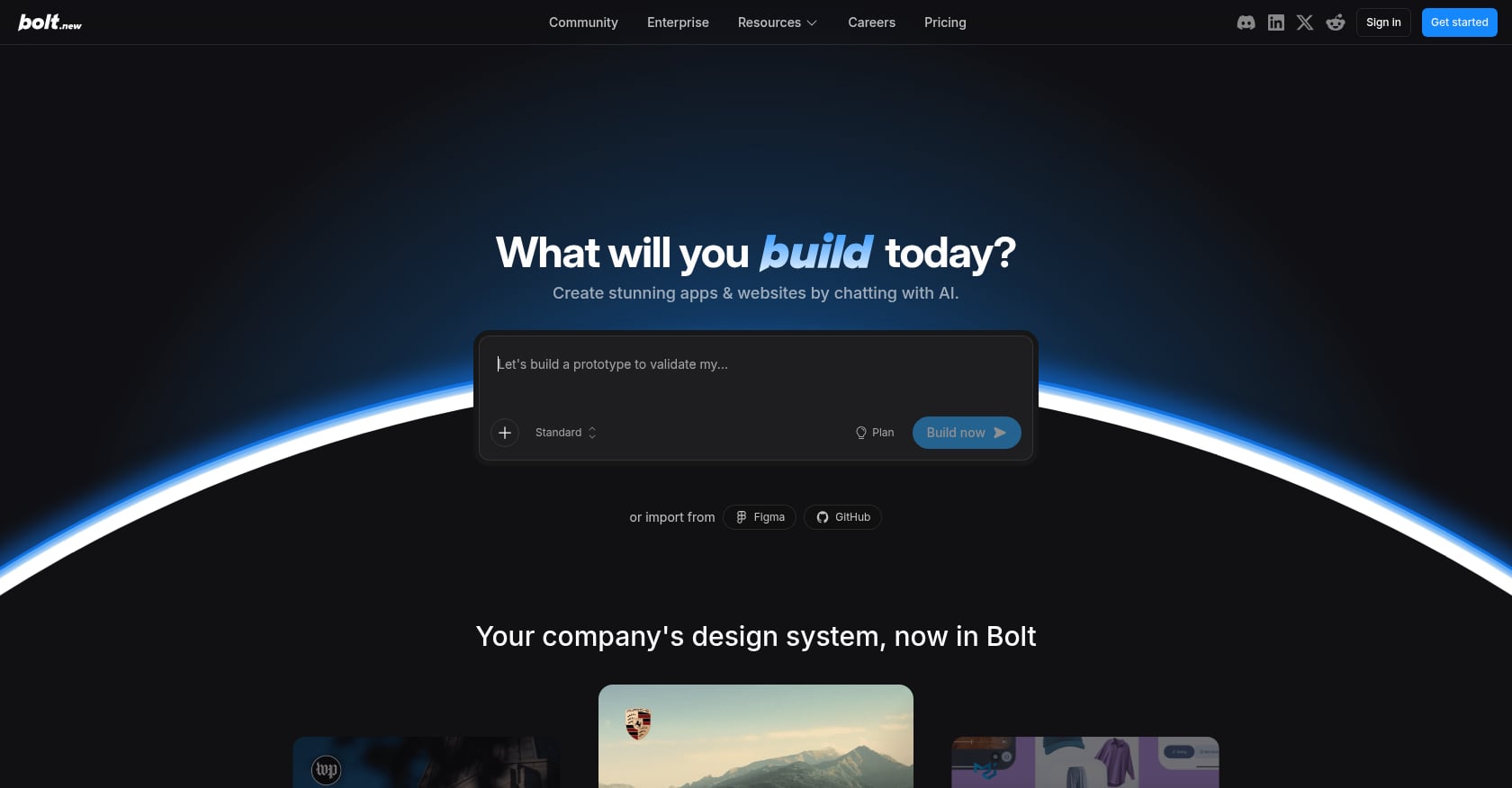 Bolt.new Screenshot