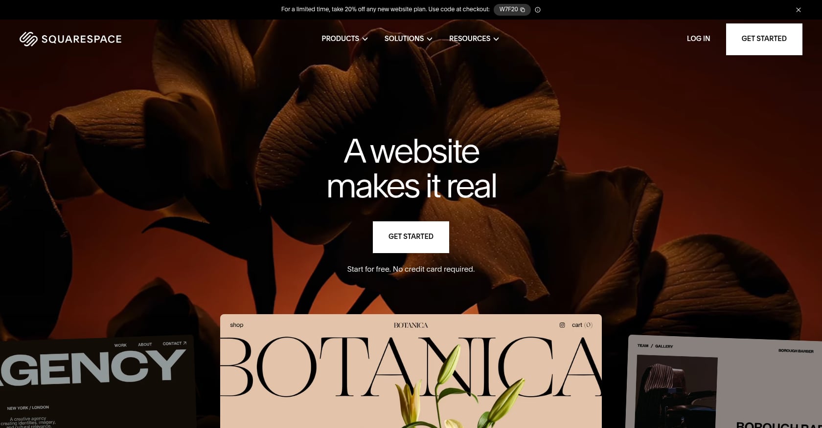 Squarespace Screenshot