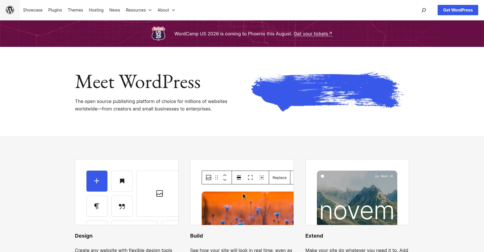 WordPress.org (Self-Hosted) Screenshot