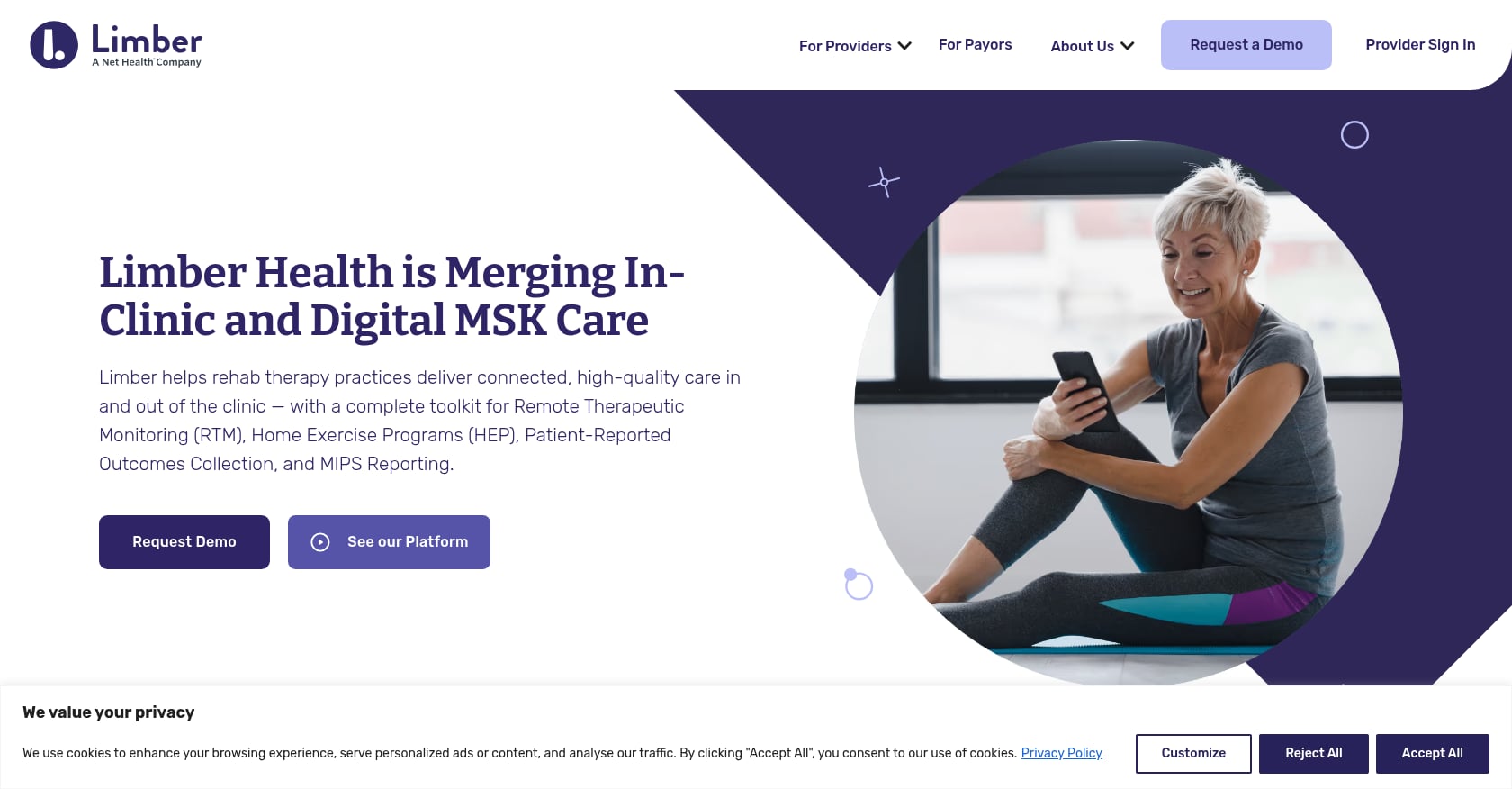 Keet Health / Net Health Limber Screenshot