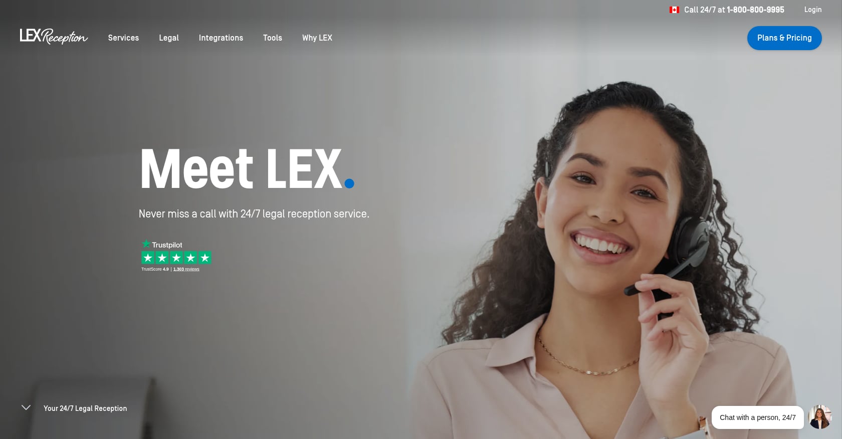 LEX Reception Screenshot