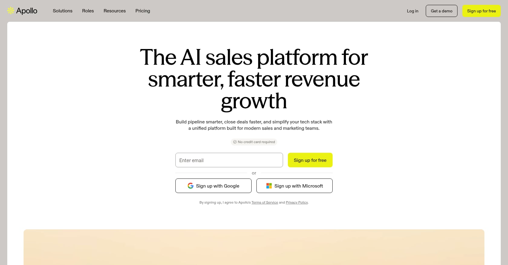 Apollo.io Screenshot