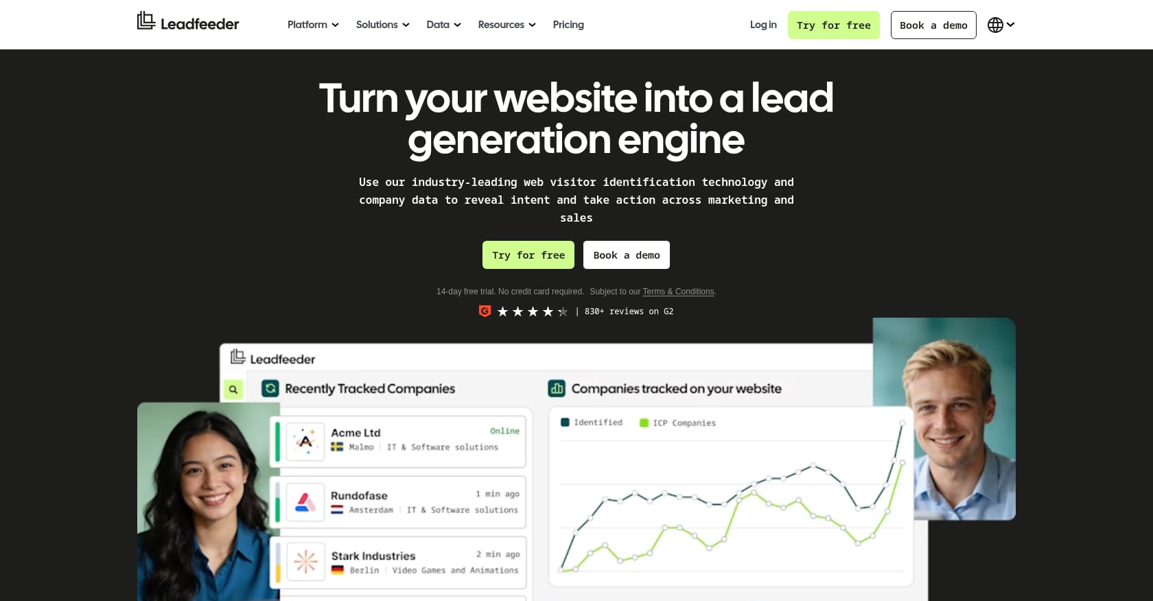 Leadfeeder Screenshot
