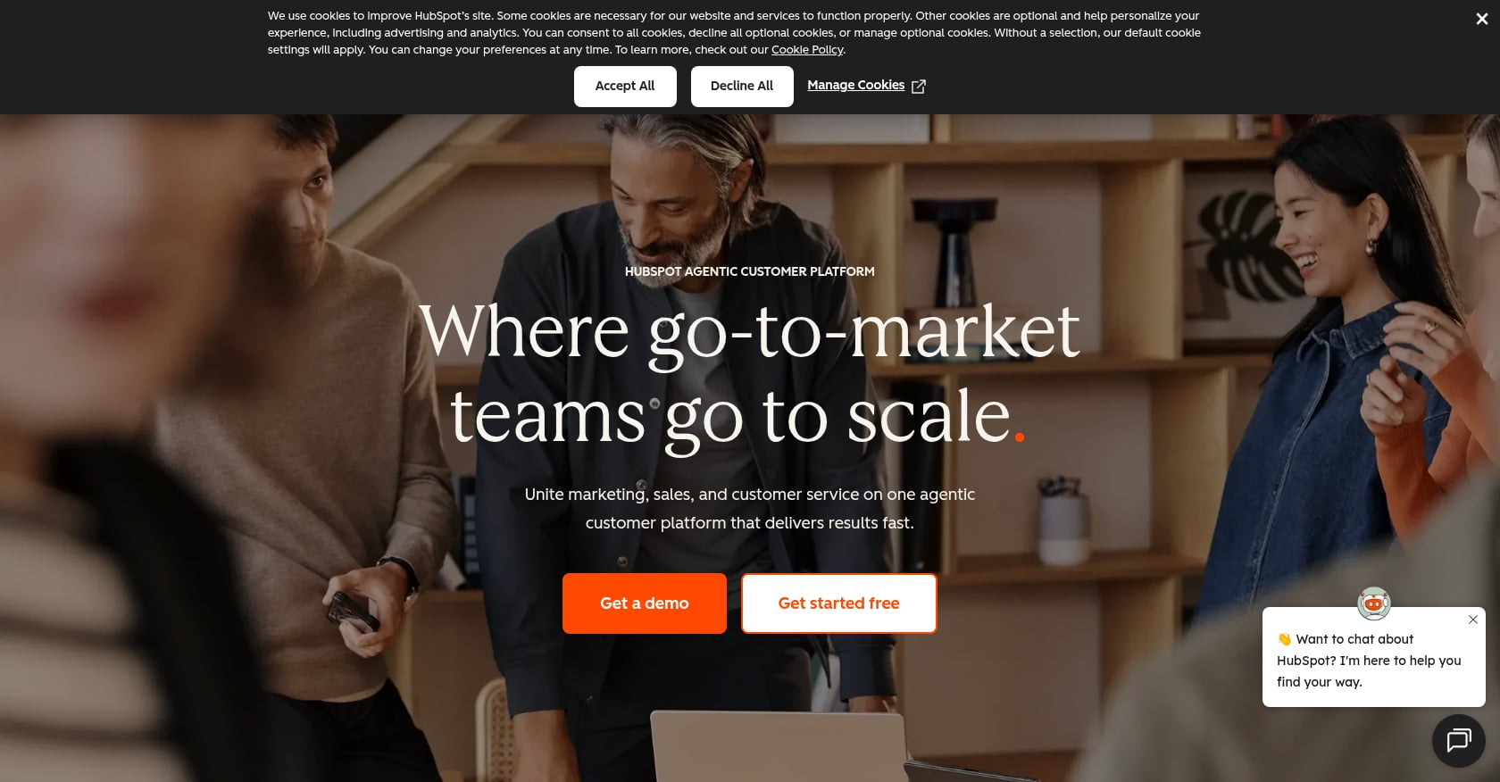 HubSpot Sales Hub Screenshot