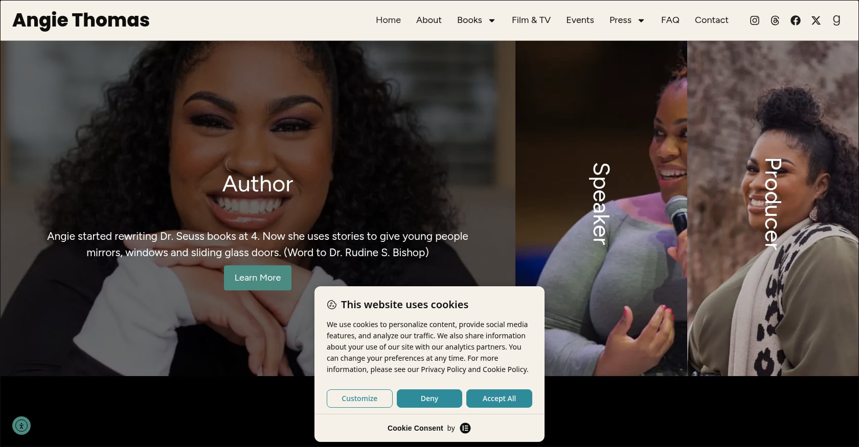 Angie Thomas Screenshot