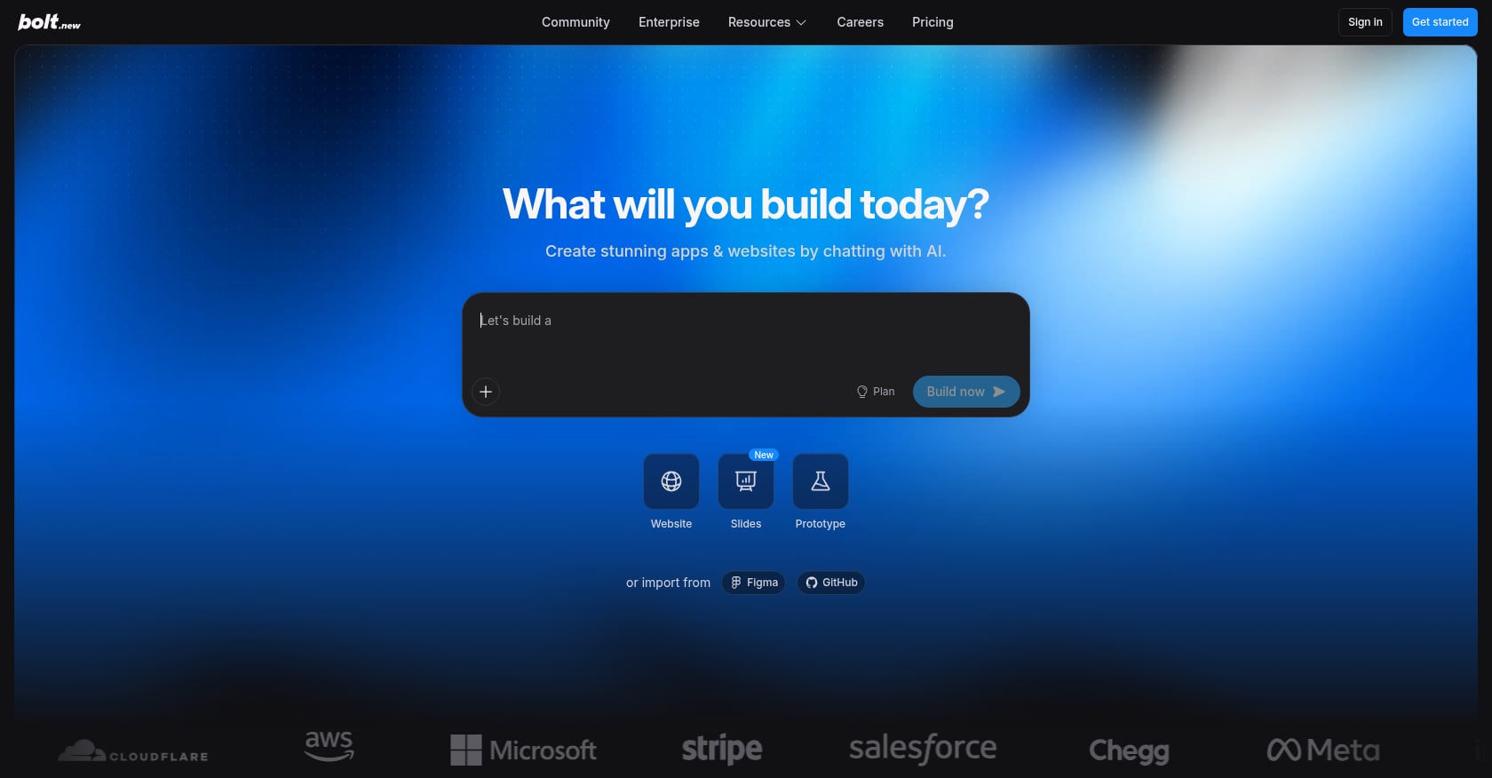 Bolt.new Screenshot