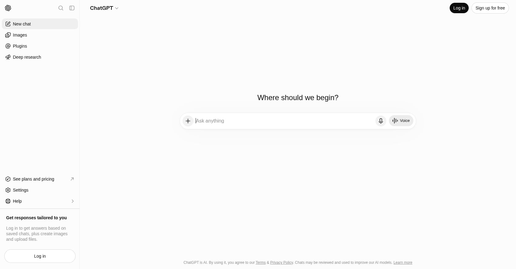 ChatGPT or Claude with Structured Prompts Screenshot
