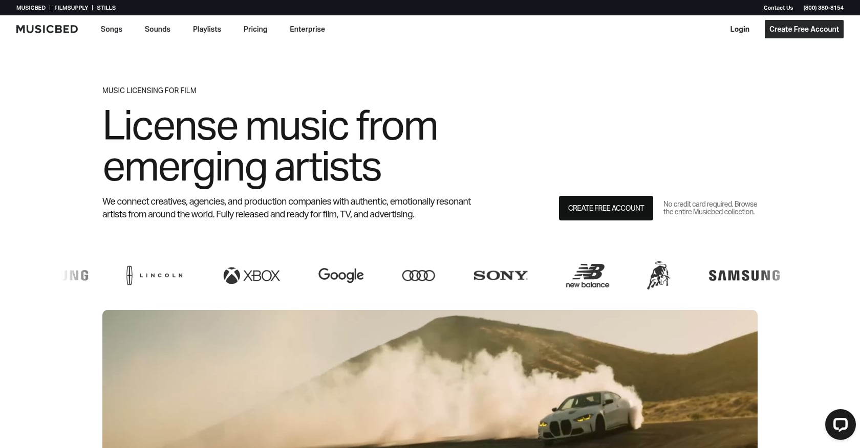 Musicbed Screenshot
