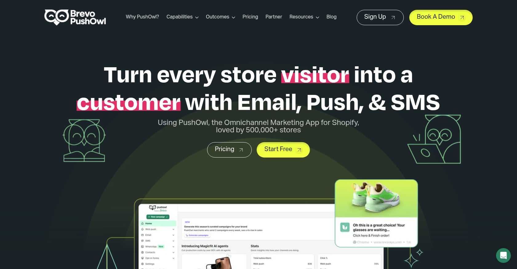Brevo PushOwl Screenshot