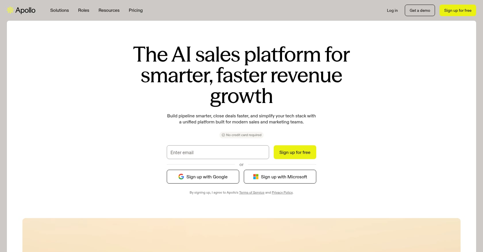 Apollo.io Screenshot
