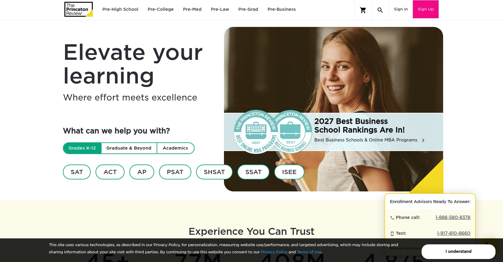 The Princeton Review Screenshot