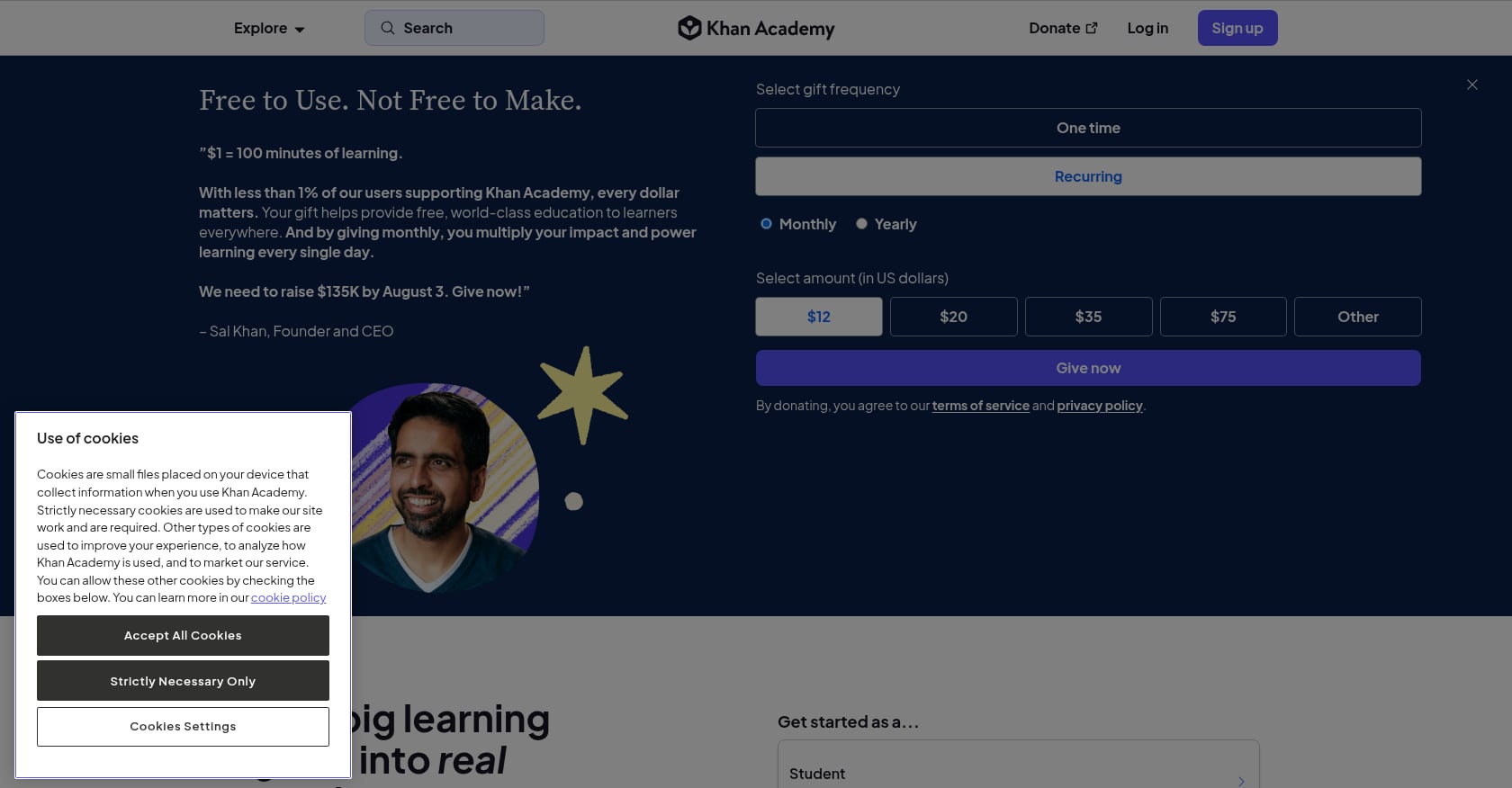 Khan Academy Screenshot