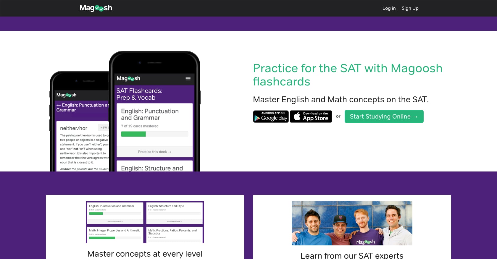 Magoosh Free Flashcards Screenshot