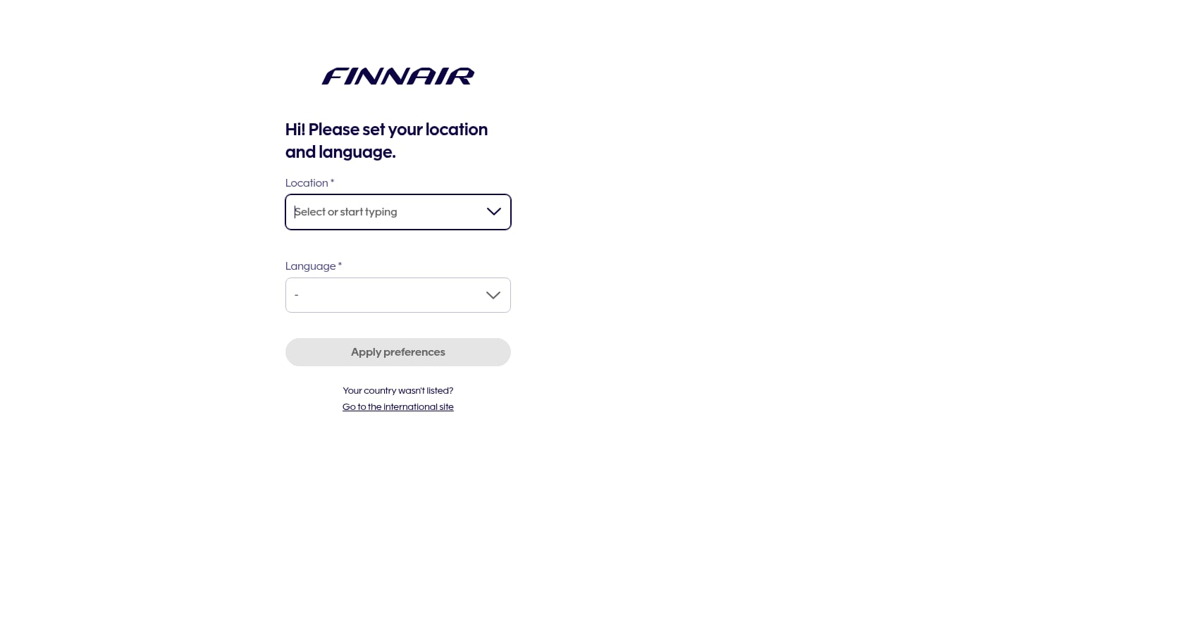 Finnair AirLounge Screenshot