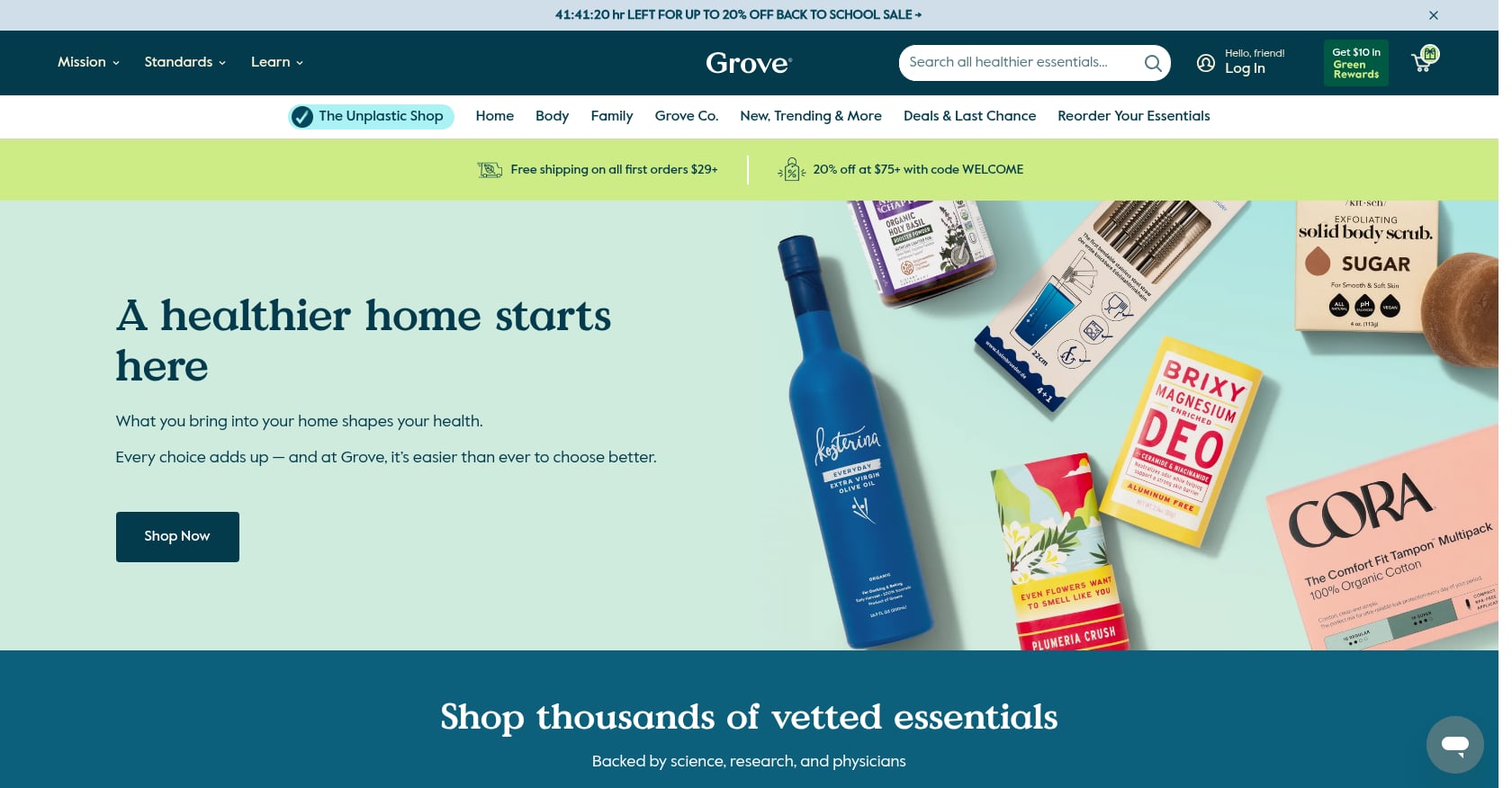 Grove Collaborative at Target Screenshot
