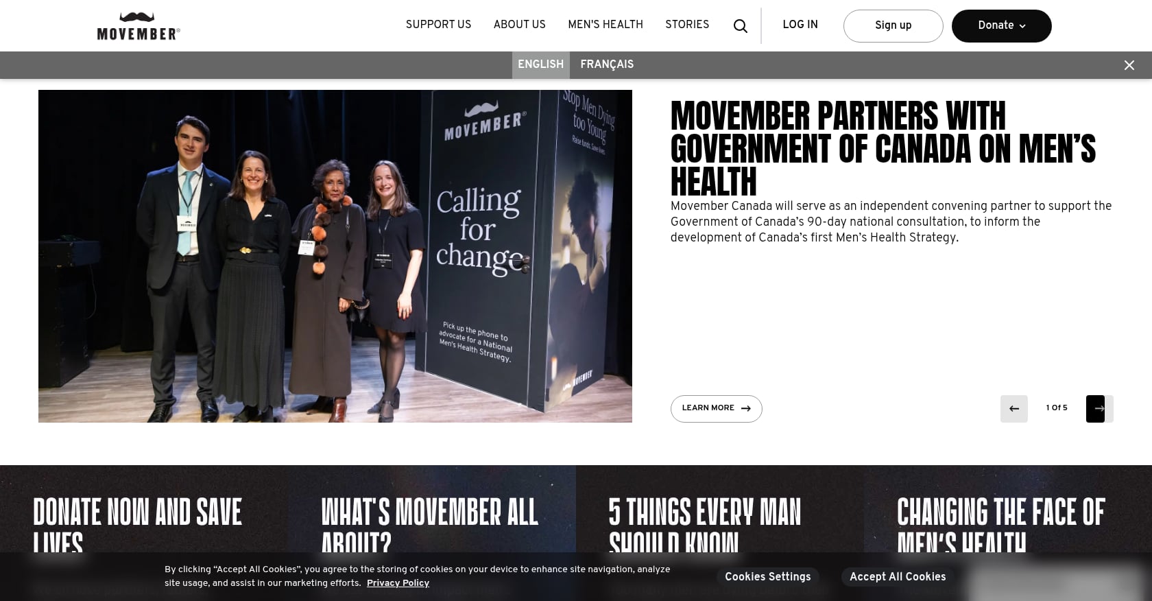 Movember Screenshot