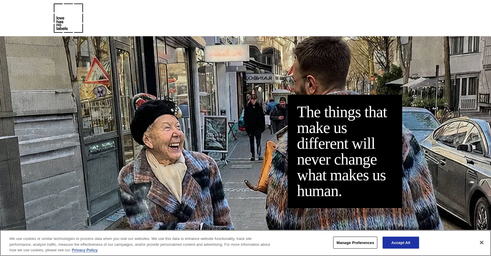 Ad Council Love Has No Labels Screenshot