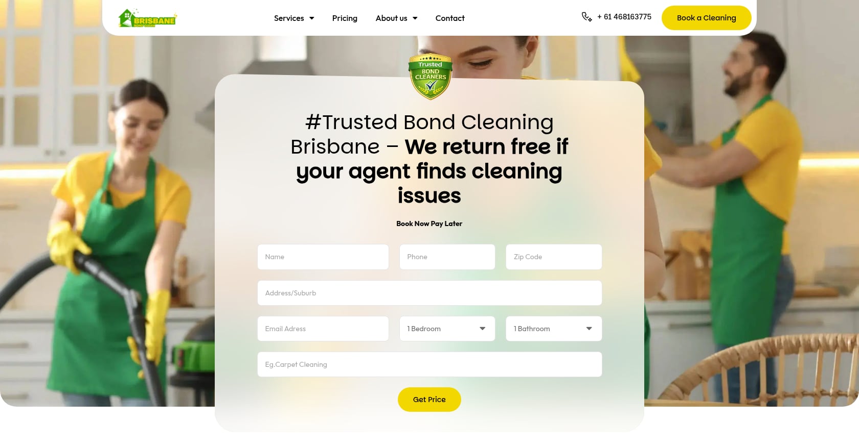 Brisbane Bond Clean (Cautionary Case Study) Screenshot