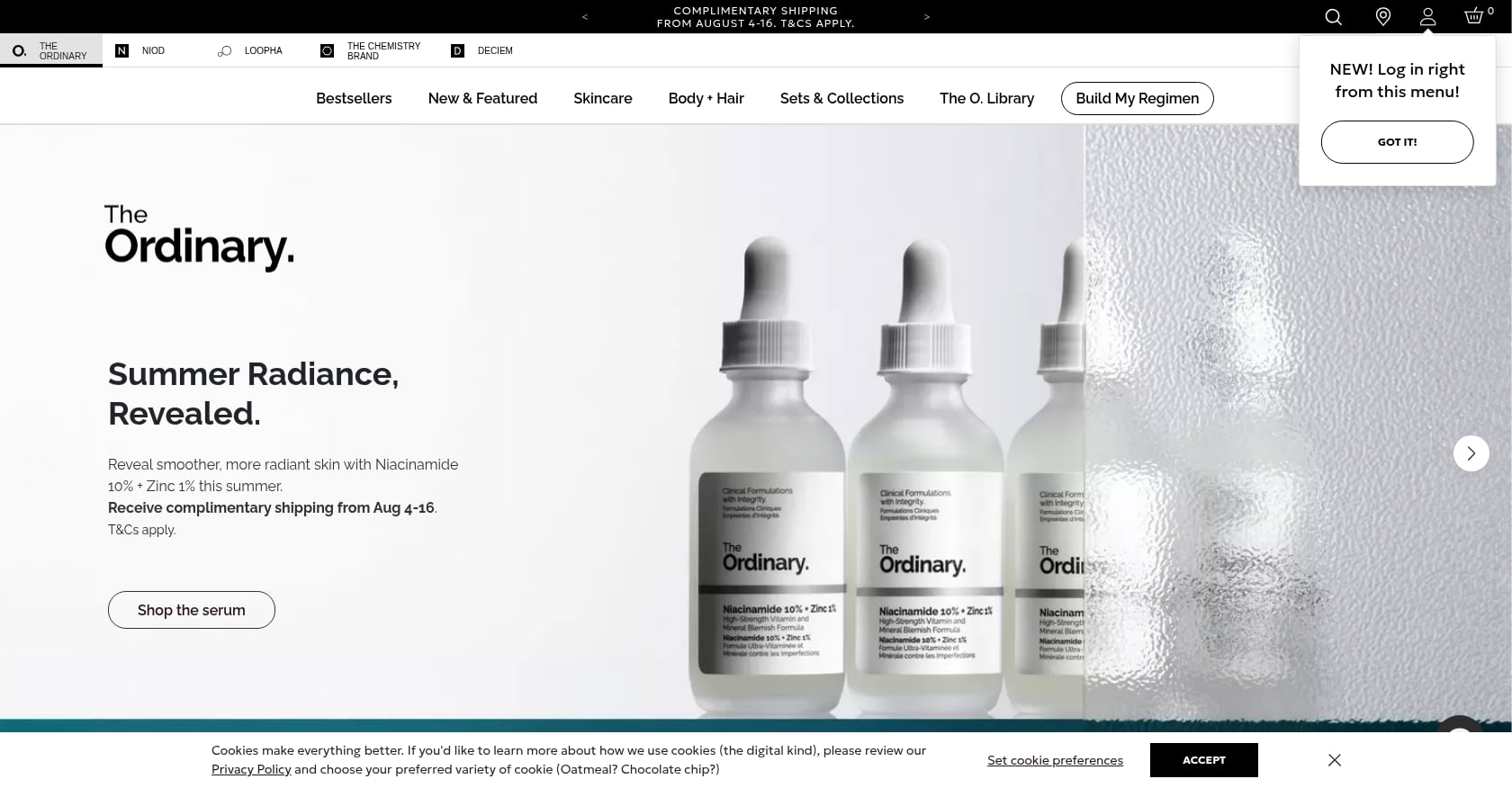 The Ordinary, "Markup Marché" Screenshot