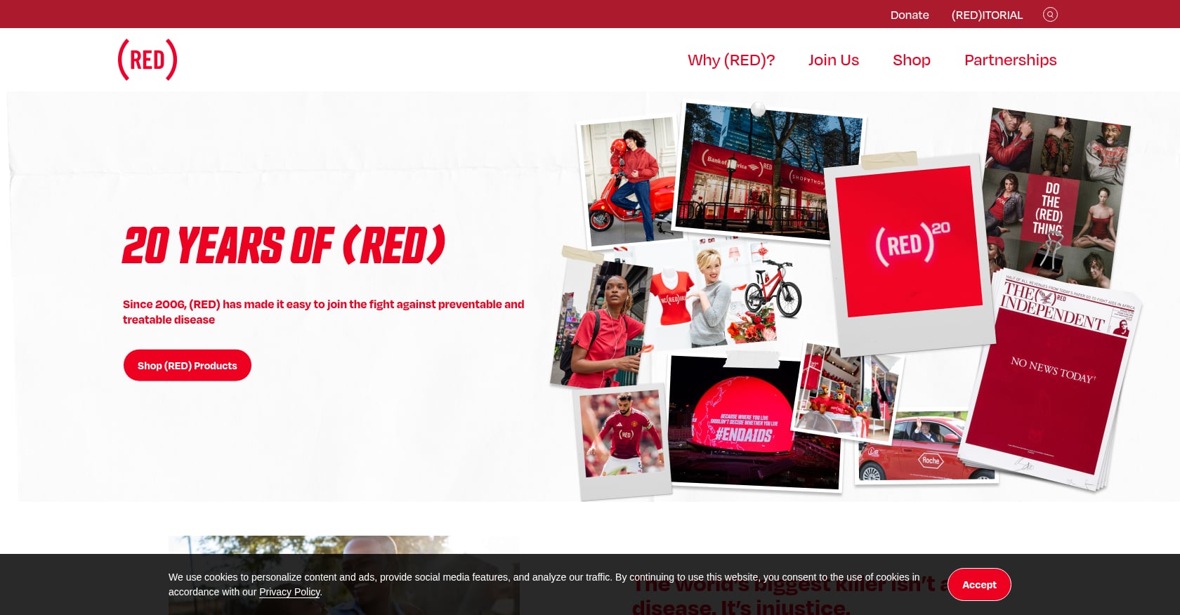 Product (RED) Screenshot