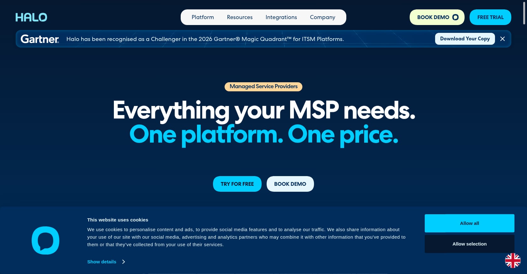 HaloPSA Screenshot