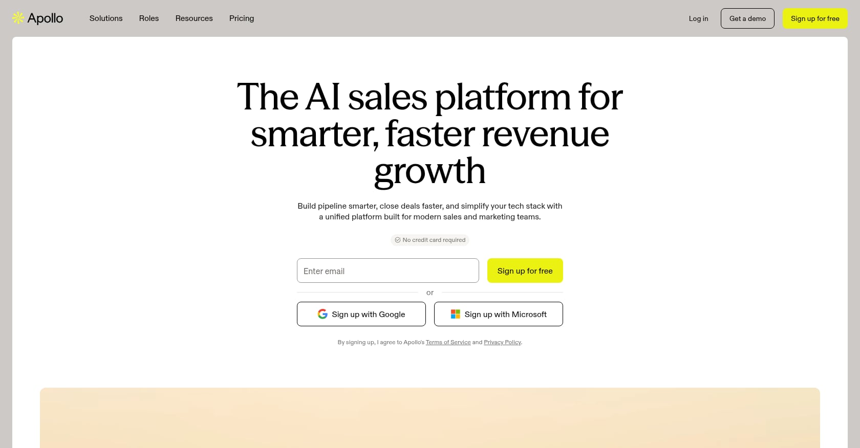 Apollo.io Screenshot