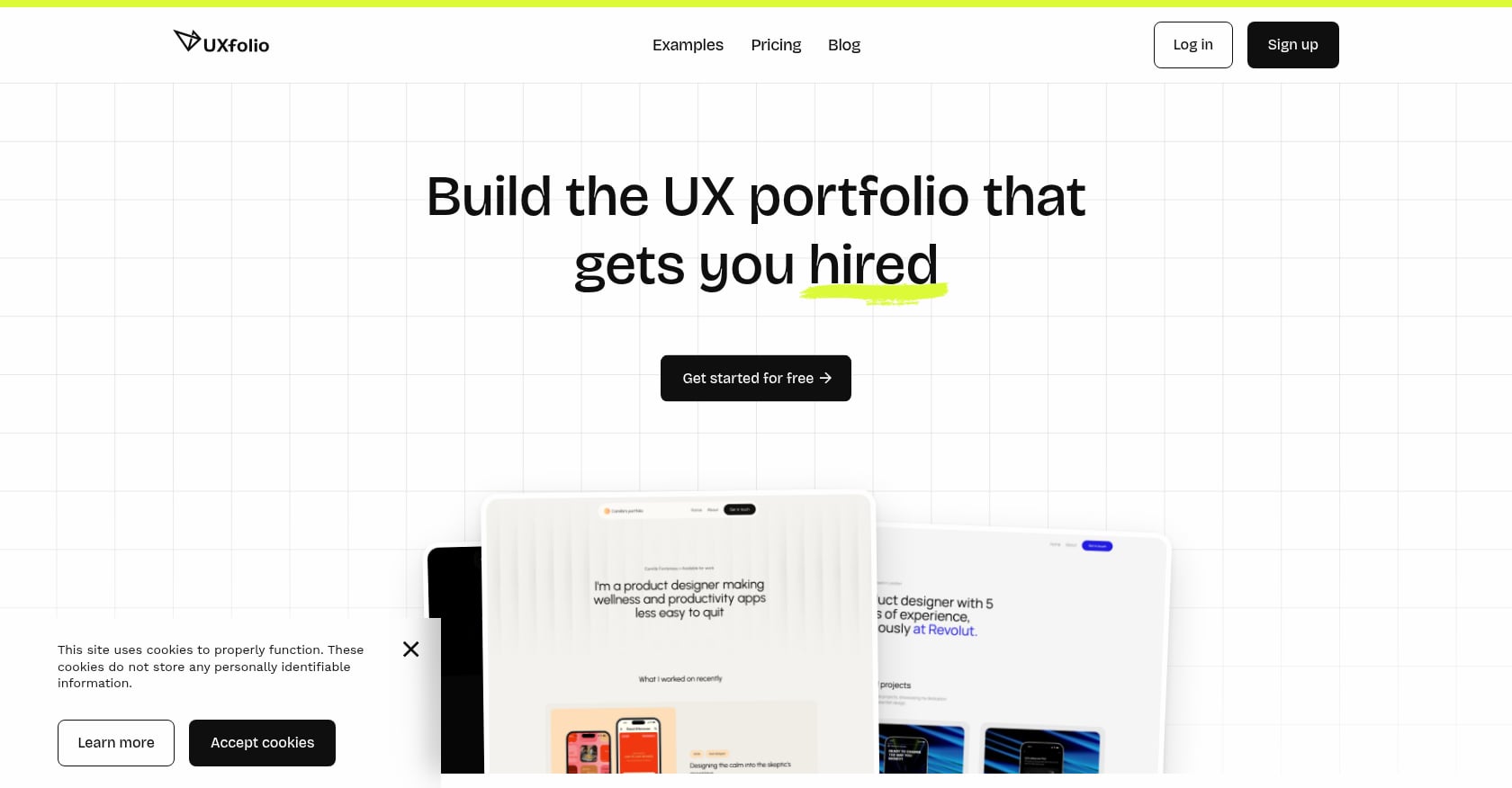 Portfolio & Case Study Builder App Screenshot