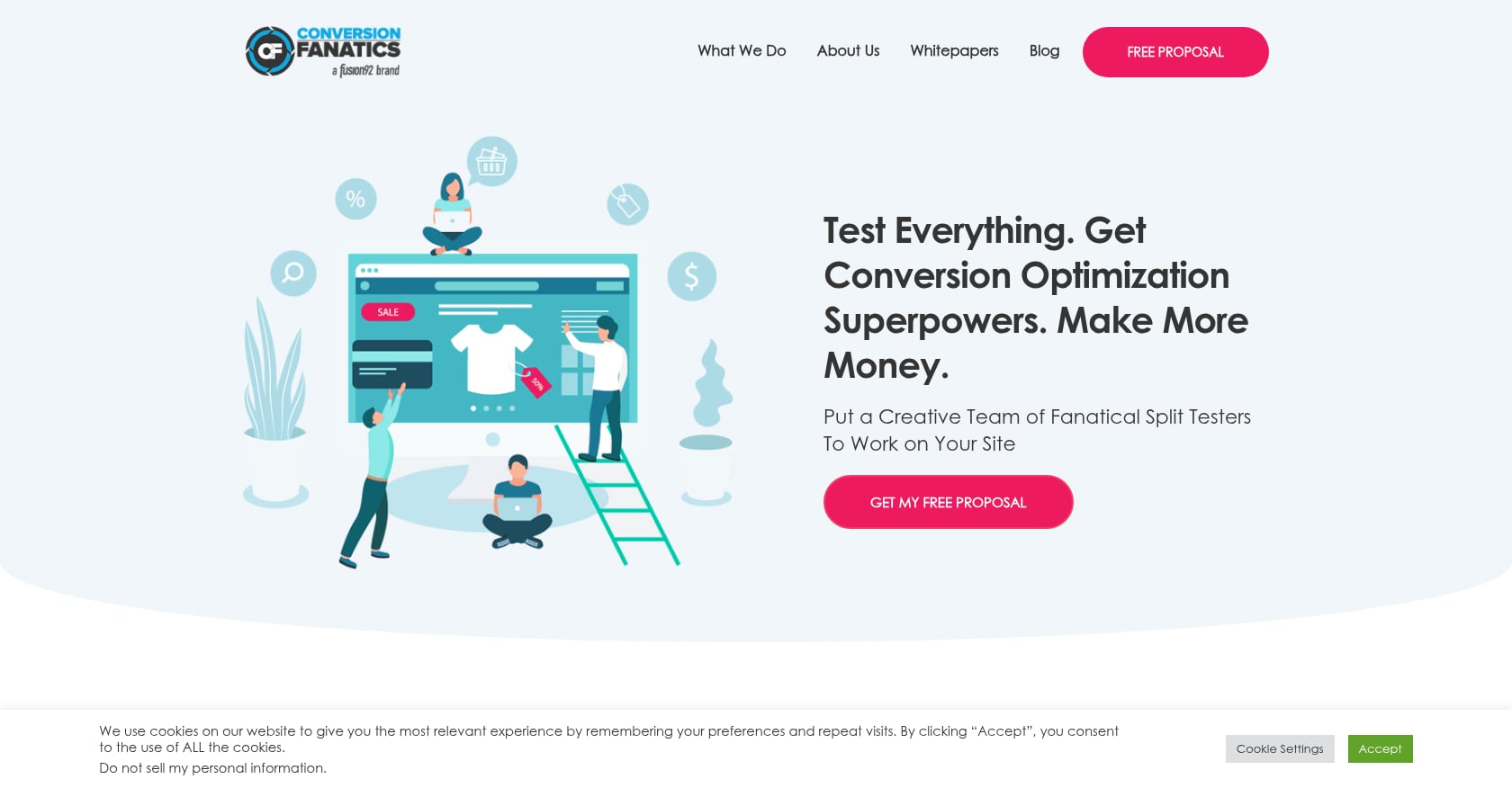 Conversion Fanatics Screenshot