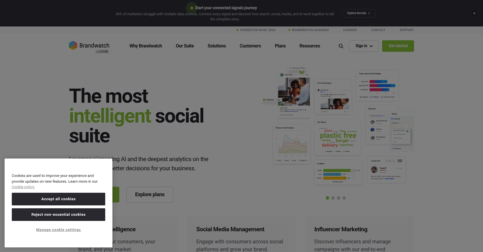 Brandwatch Consumer Intelligence Screenshot
