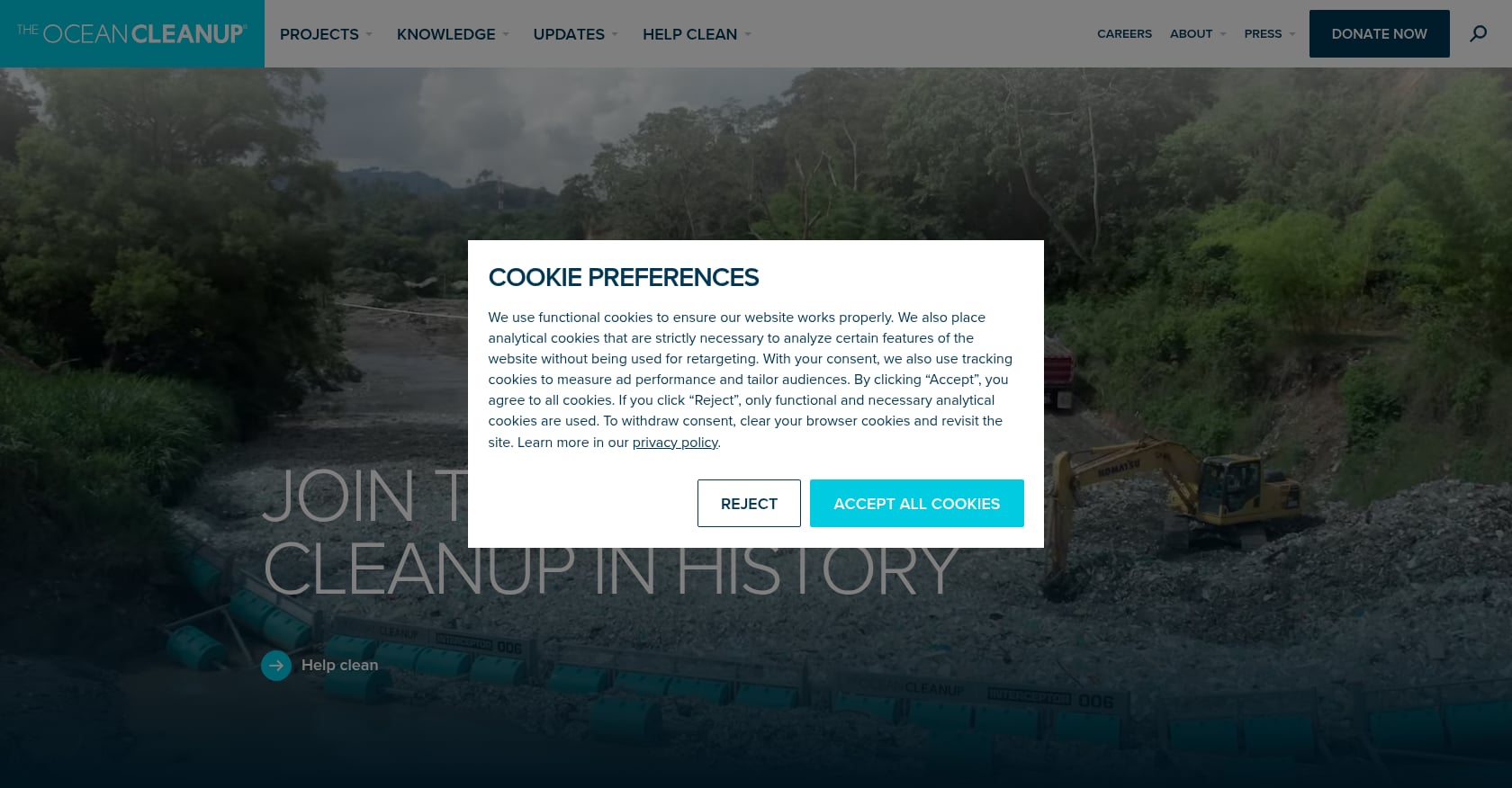 The Ocean Cleanup Screenshot