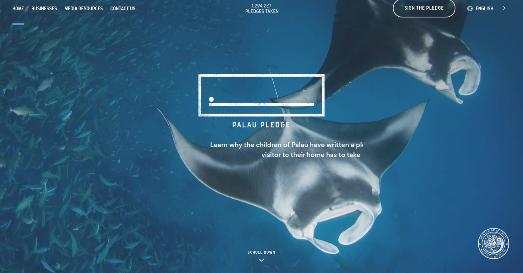 Palau Pledge Screenshot