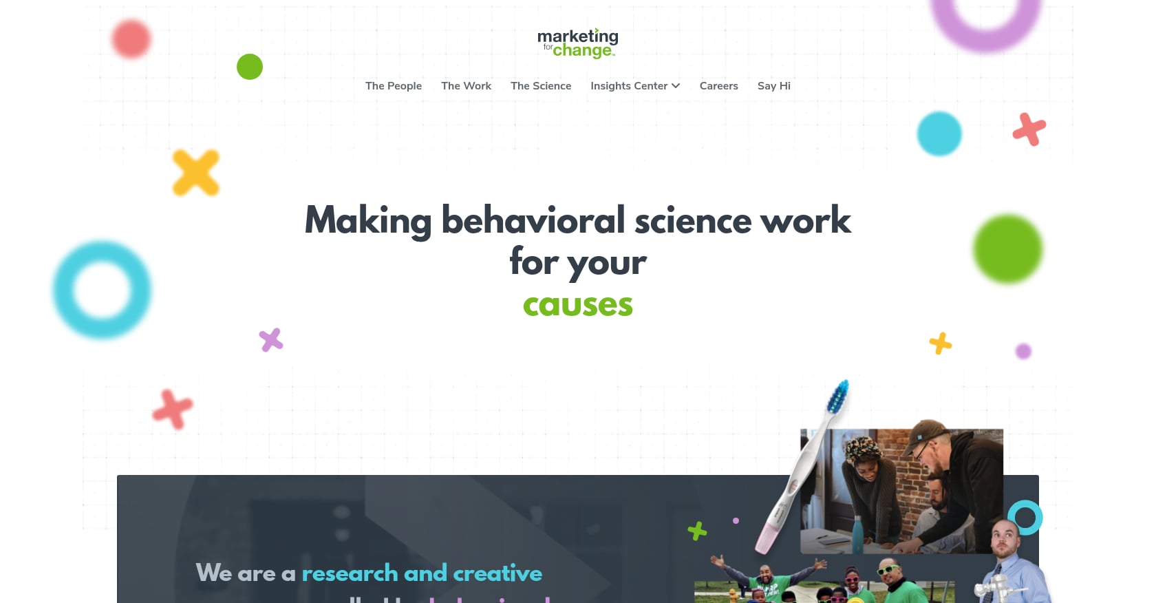 Marketing for Change Screenshot