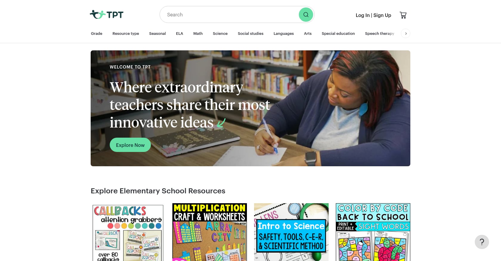 Teachers Pay Teachers (TPT) Screenshot