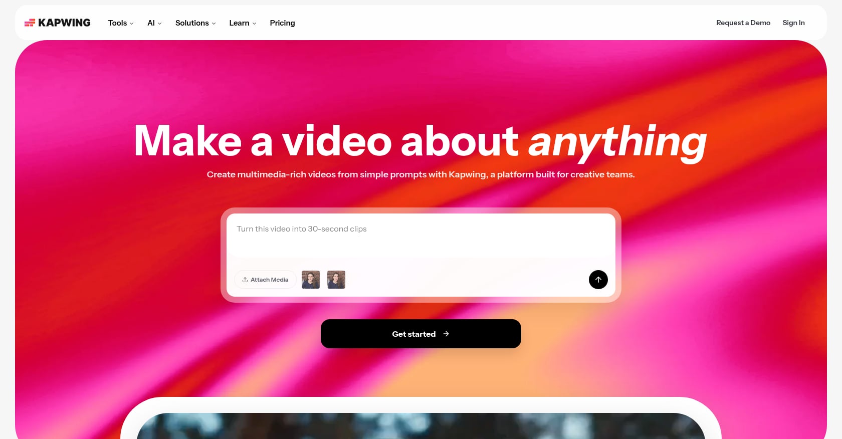 Kapwing Screenshot