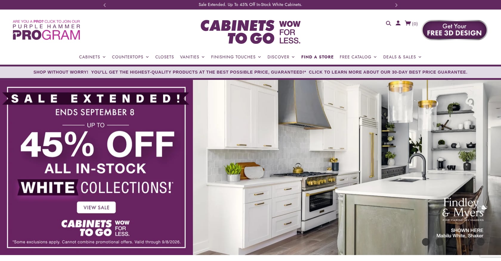 Cabinets To Go, Kent Screenshot