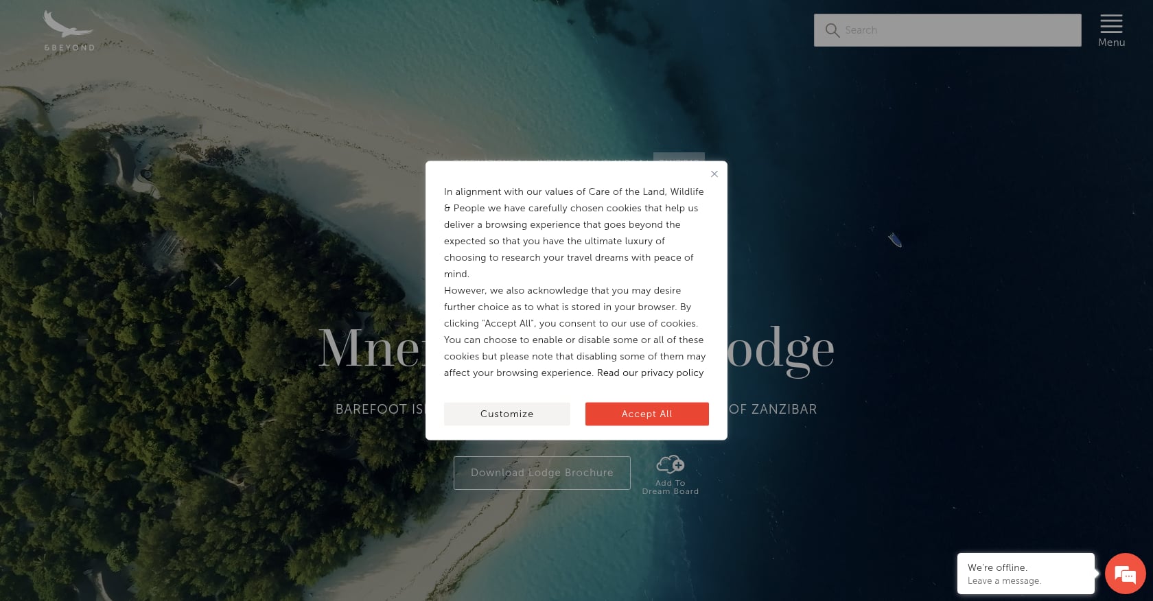andBeyond Mnemba Island Screenshot