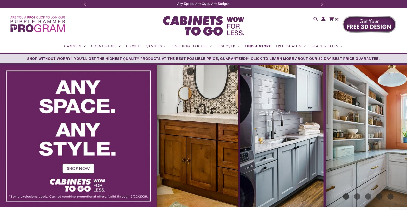 Cabinets To Go Screenshot