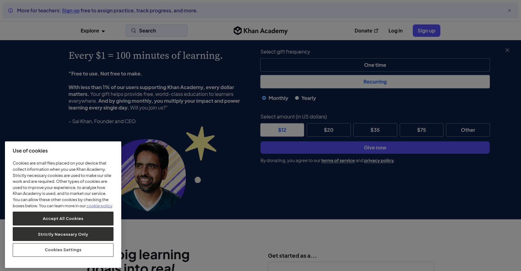Khan Academy Screenshot