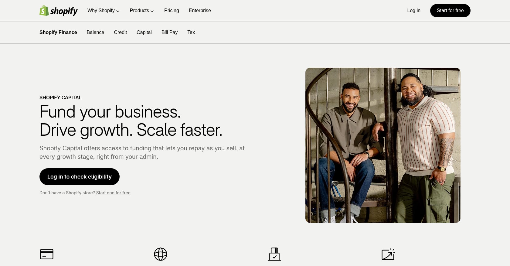 Platform-Integrated Capital (Shopify Capital, Square Loans) Screenshot