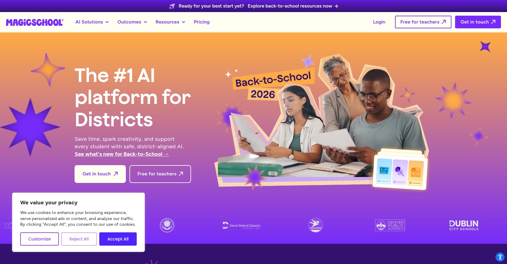MagicSchool Screenshot