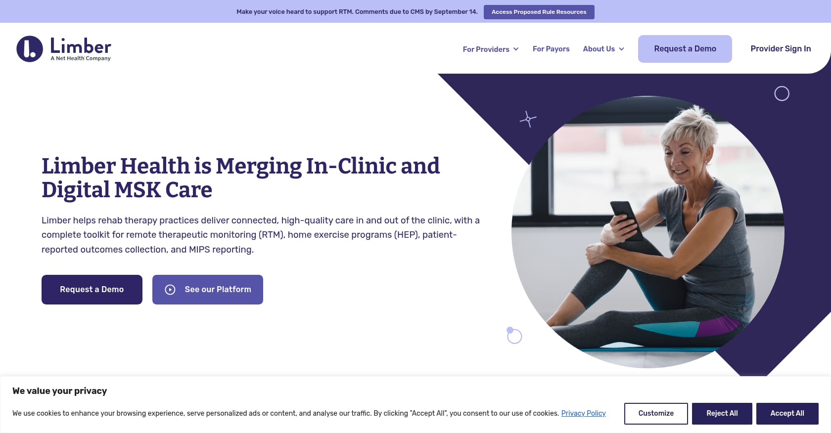 Limber Health Screenshot