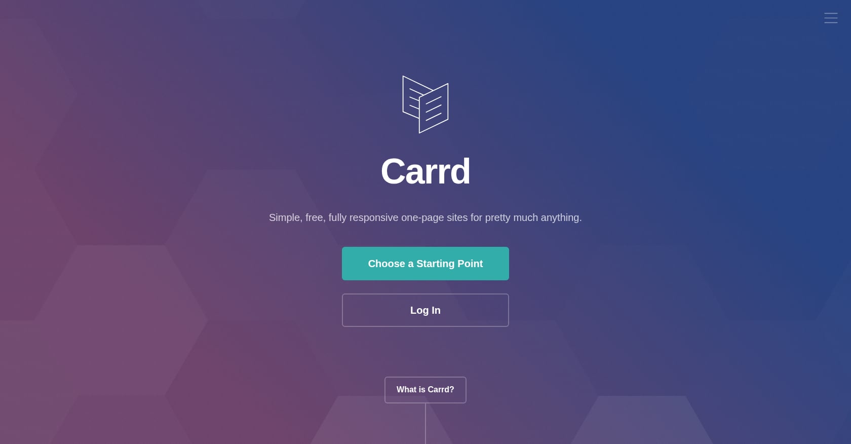 Carrd (One-Page Site Builder) Screenshot
