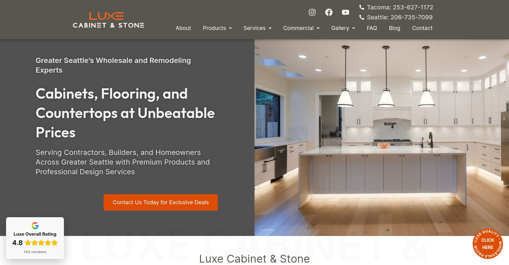 Luxe Cabinet & Stone Screenshot
